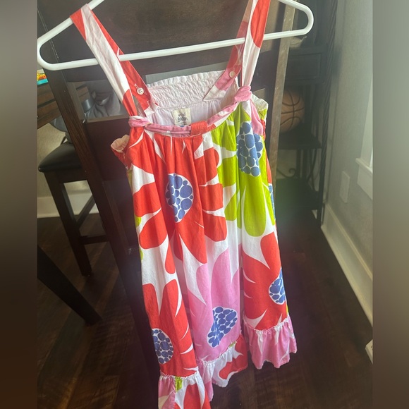 Mini Boden Girls Colorful Floral Sundress Size 9-10 - Picture 1 of 6